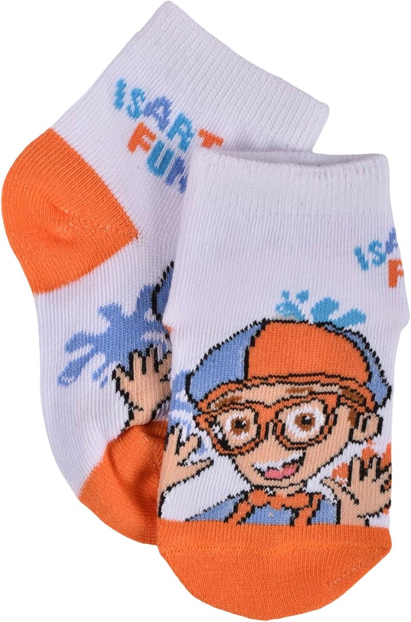 Blippi Kids Quarter Socks - Image 5
